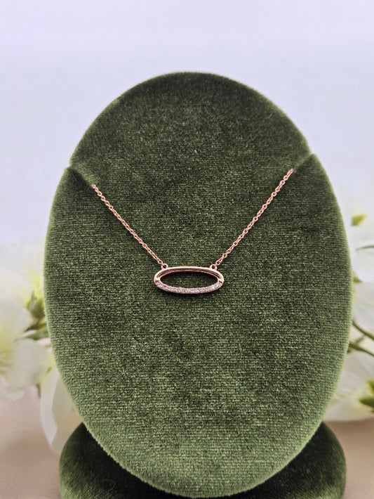 Ginny | 10k Yellow Gold | Natural Diamond | Necklace
