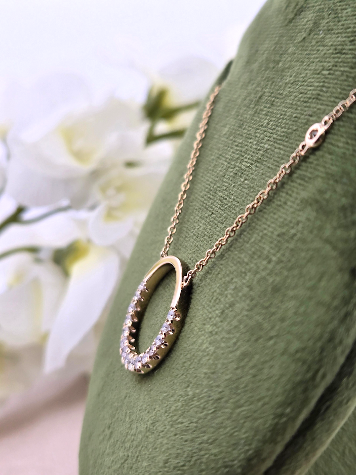 Kyra | 14k Yellow Gold | Natural Diamond | Necklace