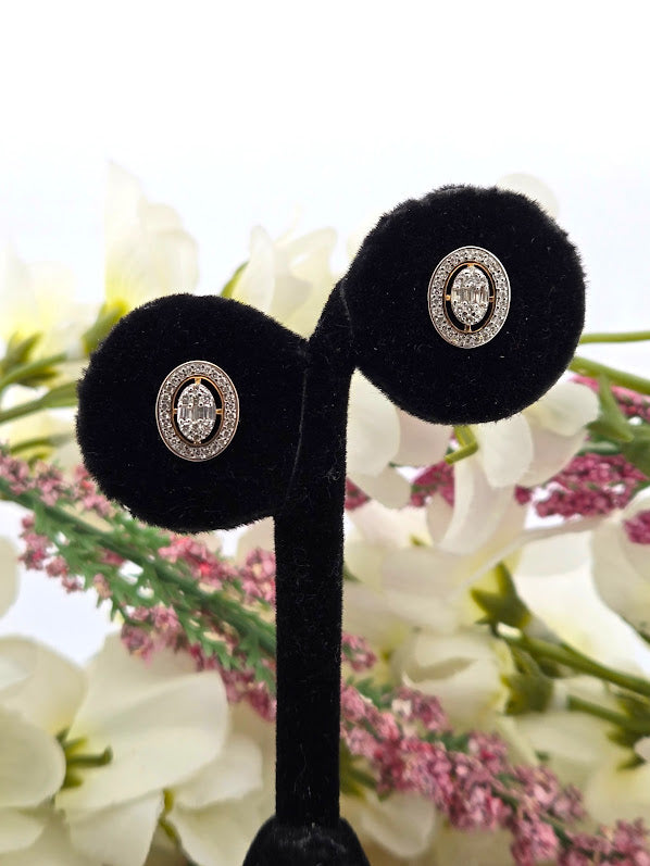 Frida | 10k Yellow Gold | Natural Diamond | Earrings