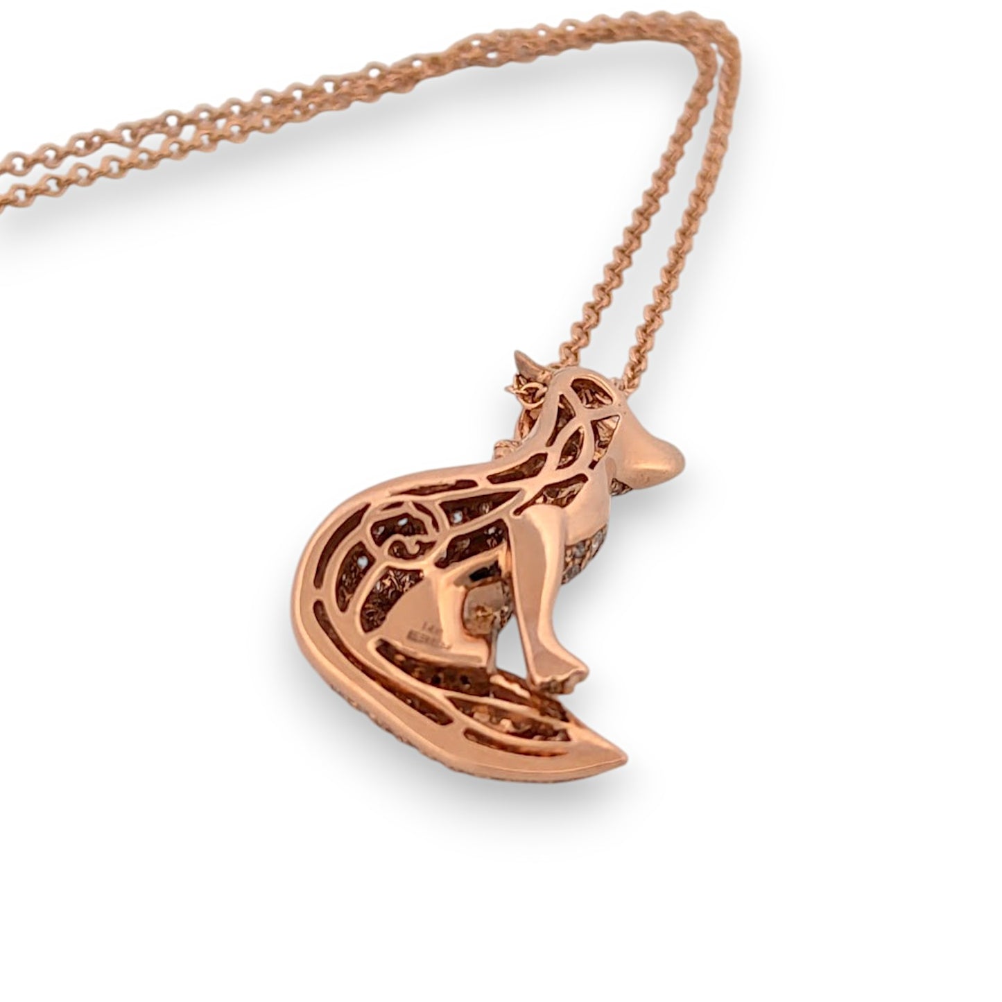 Forest Necklace | 14k Rose Gold Tsavorite & Diamond Necklace | Luxurious Jewelry Gift for Her