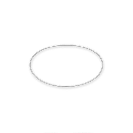 Smooth Wire Bangle Bracelet