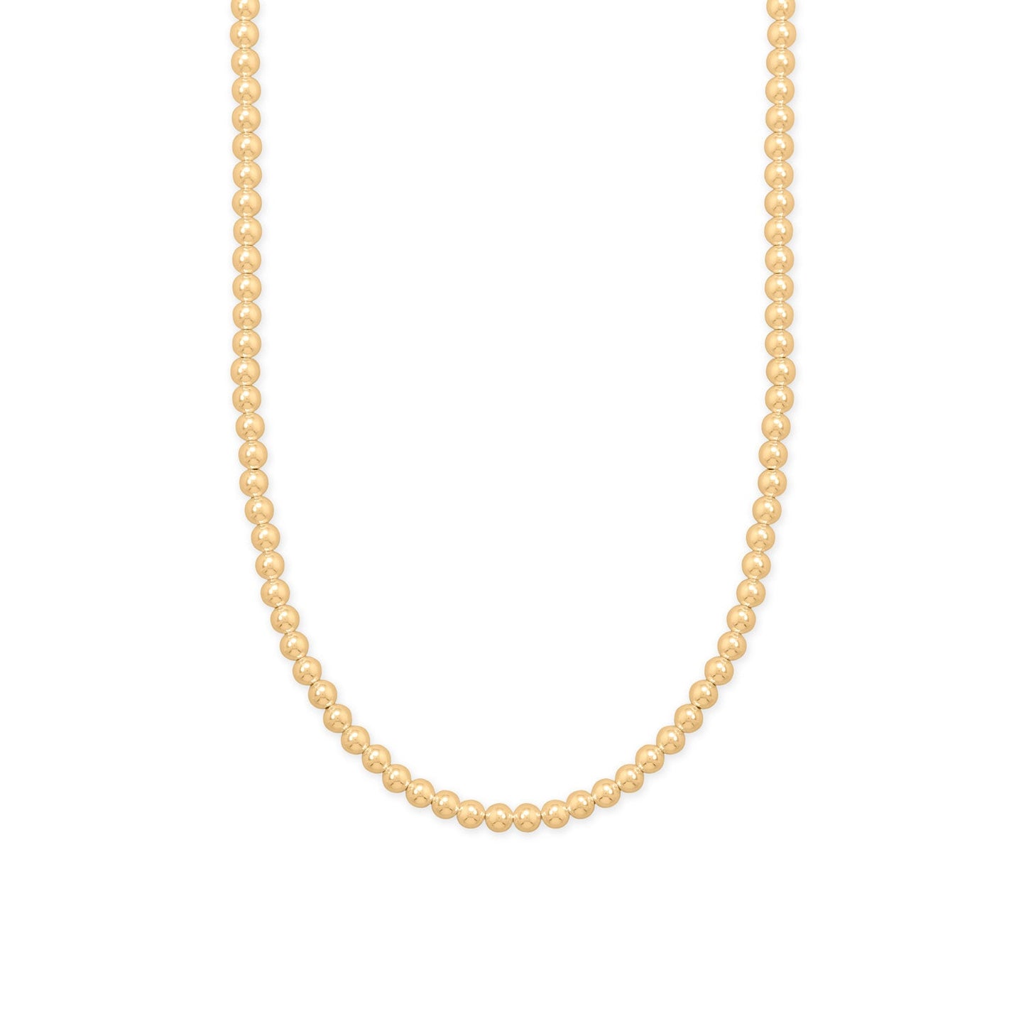 16 + 2 5mm 14/20 Gold Filled Bead Necklace