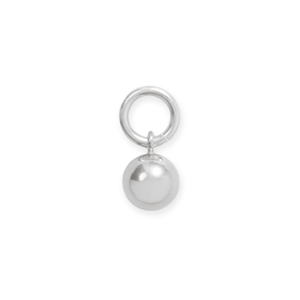 Silver 4.8mm Ball Drop Charm