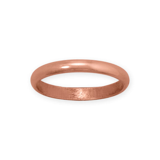 2.5mm Domed Solid Copper Ring