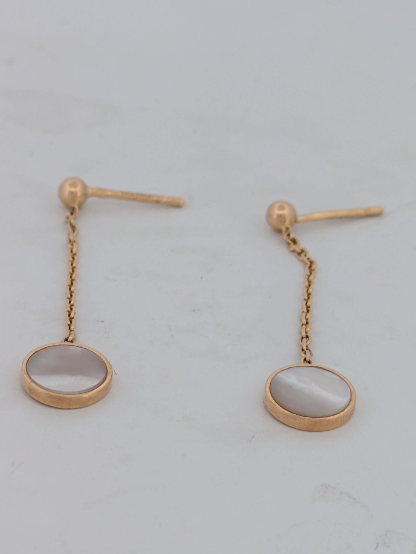 Jolene | 14k Gold Pearl Earrings, Mother-of-Pearl Drop Earrings Gifts for Women