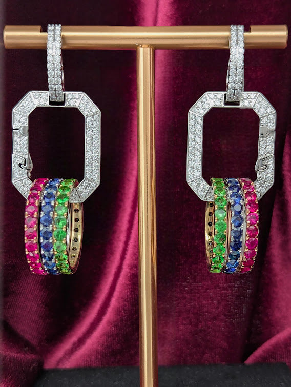 Yasmin | 14k White Gold | Earrings