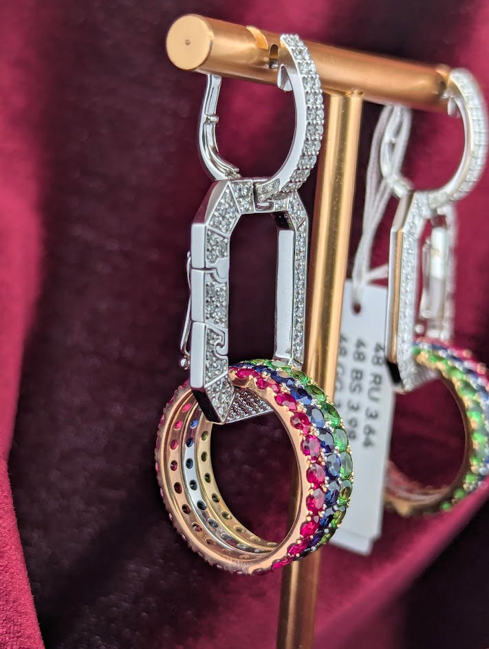 Yasmin | 14k White Gold | Earrings