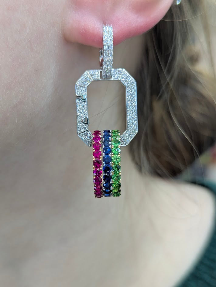 Yasmin | 14k White Gold | Earrings