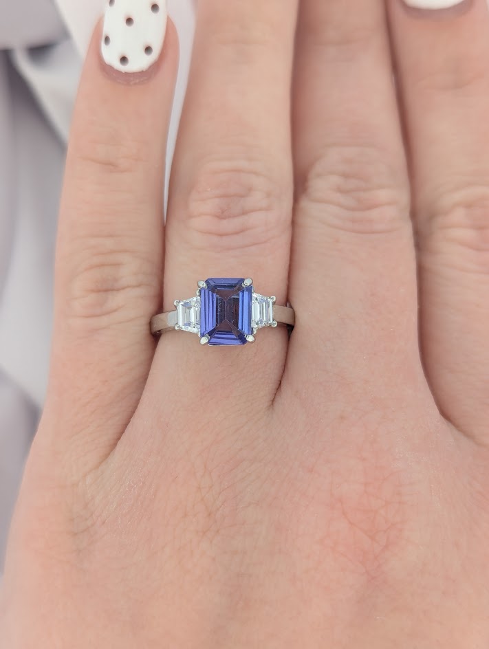 Julietta | Platinum | Tanzanite | Diamond | Ring