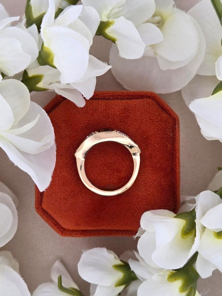 Valerie | 14k Yellow Gold | Chrysoberyl & Natural Diamond | Ring