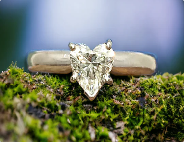 Kayleigh - Heart Shaped Diamond Engagement Ring