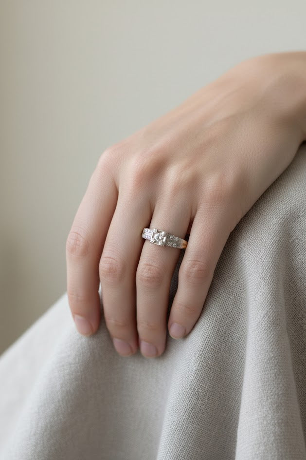 Nevaeh | 14K Yellow Gold | Natural Diamond | Ring