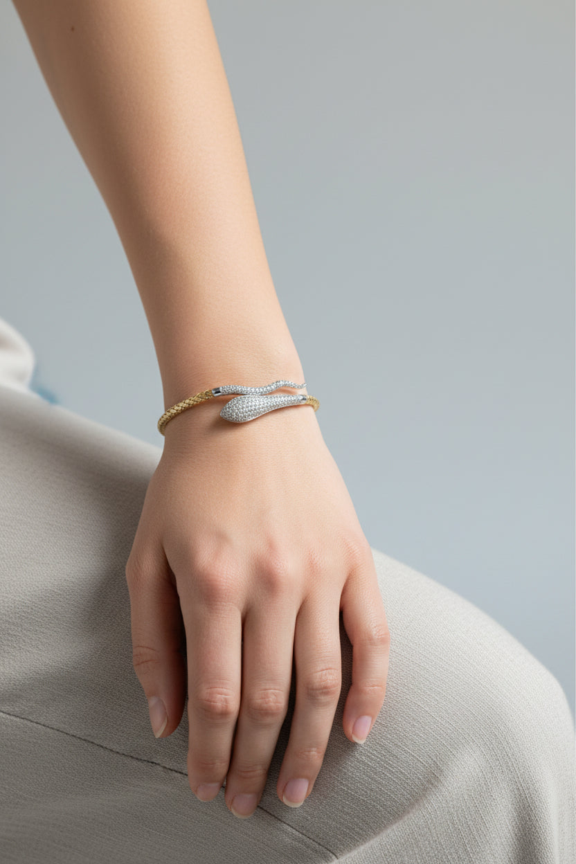 Amber | 14k Yellow Gold | Bracelet | Diamond