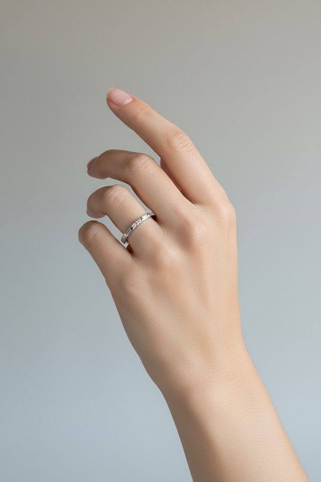 MaryAnne | 14k White Gold | Natural Diamond | Ring