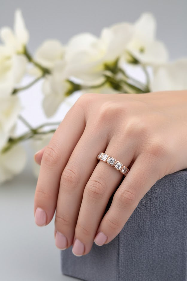 Hallah | 14k Rose Gold | Lab Diamond | Ring