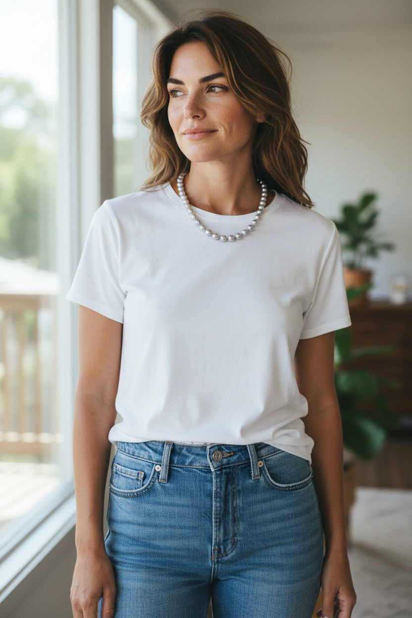 Paula | 14k White Gold | Pearl | Necklace