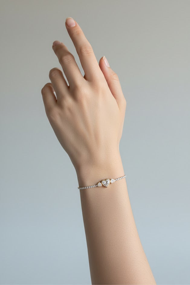 Eleanora | 14K Yellow and White Gold | Lab Diamond | Bracelet