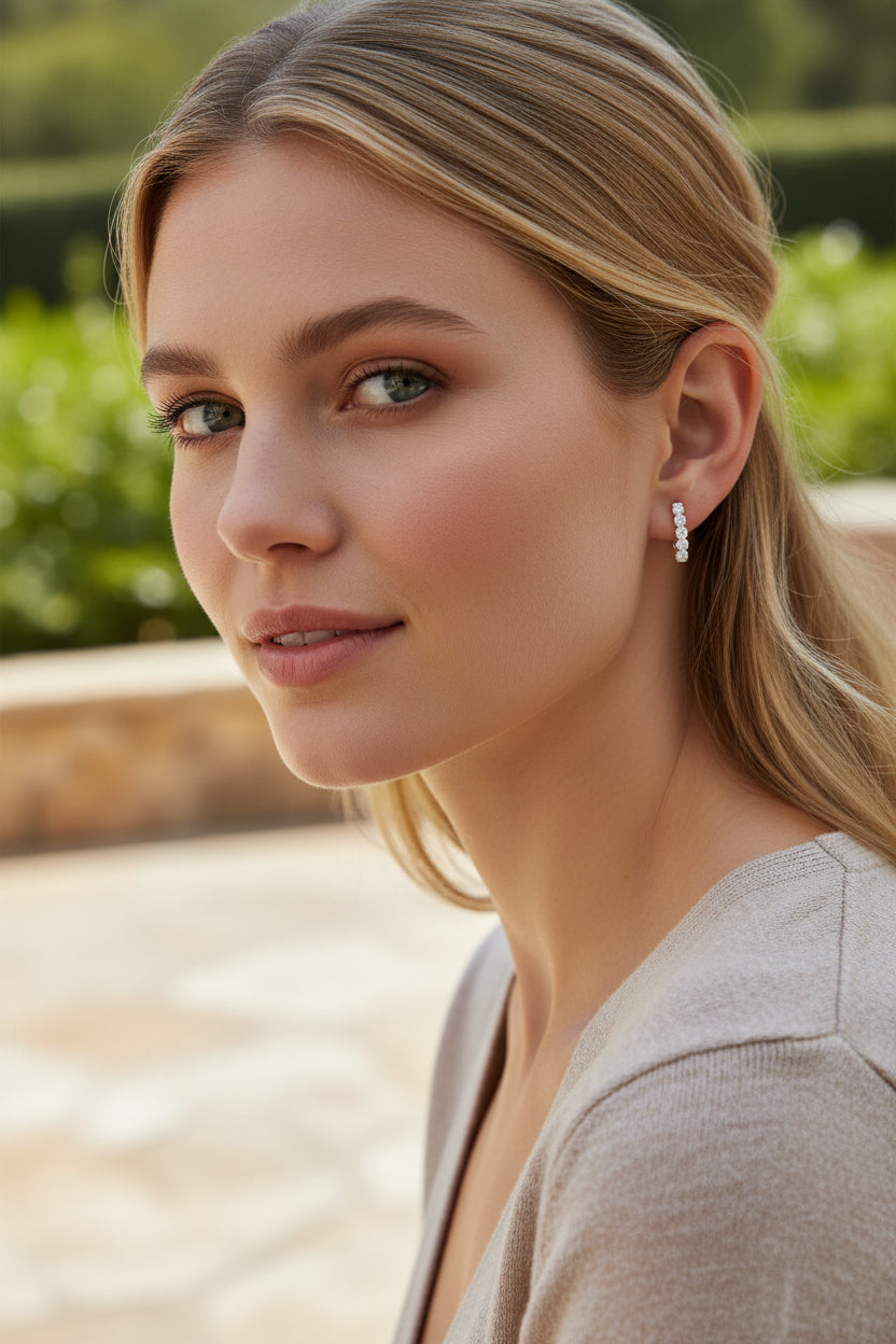 Chrys | 14K Yellow Gold | Diamond | Earrings