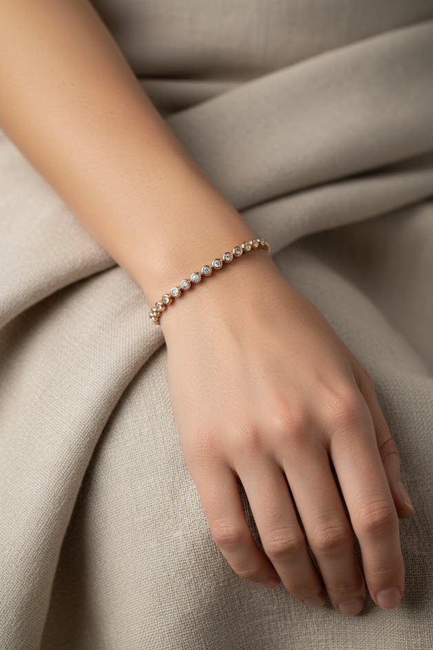Beverly | 14K Yellow Gold | Lab Diamond | Bracelet