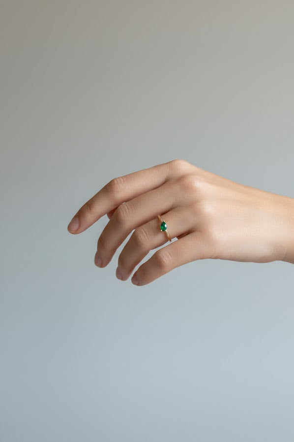 Arianne | 10k Yellow Gold | Emerald | Ring