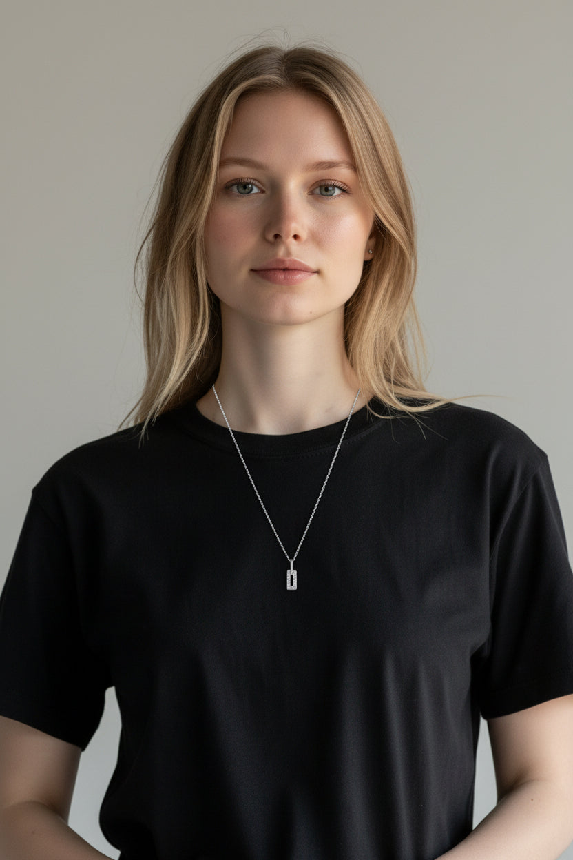 Daisy | 10K White Gold | Diamond | Necklace